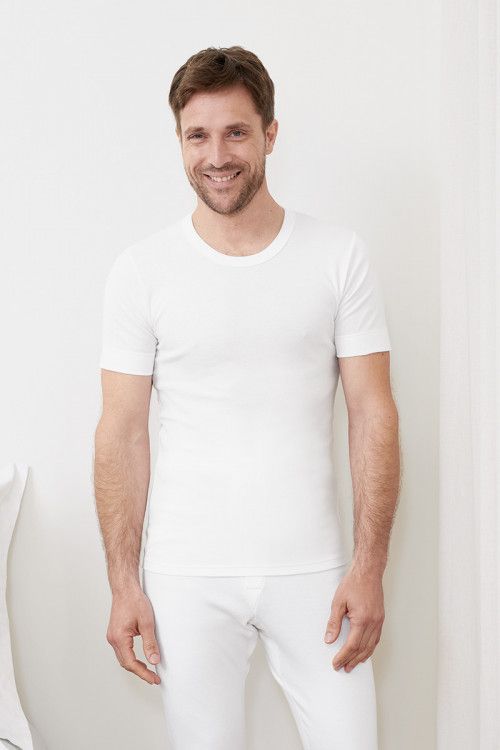 Tee-shirt fin manches courtes ras du cou 1 B Solfin Fabriqué en France 2
