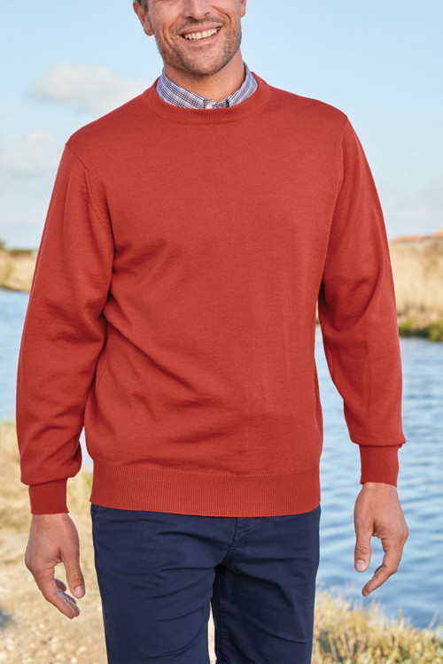 Pull  mérinos ras du cou - 1 Monsieur Solfin | Fabriqué en France 2