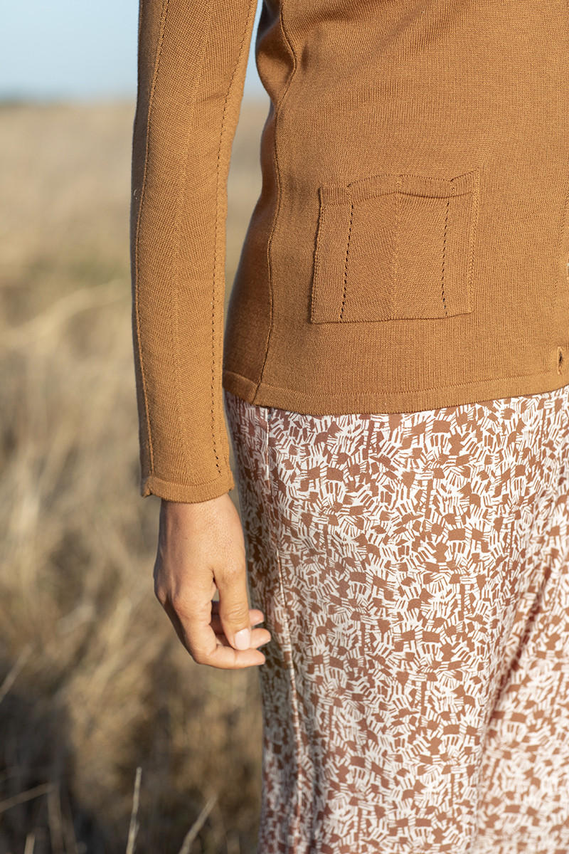 Cardigan en coton 3 B Solfin Fabriqué en France