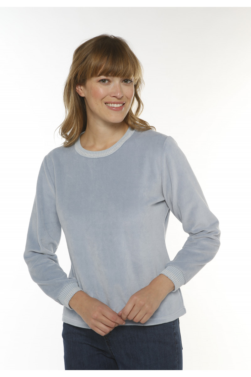 SWEAT VELOURS 1 B Solfin Fabriqué en France