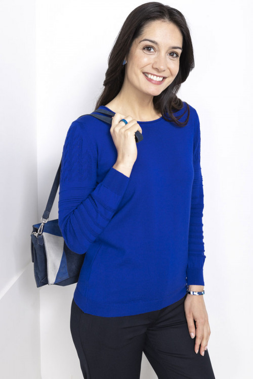 Pull encolure ronde en laine - 5 Monsieur Solfin | Fabriqué en France