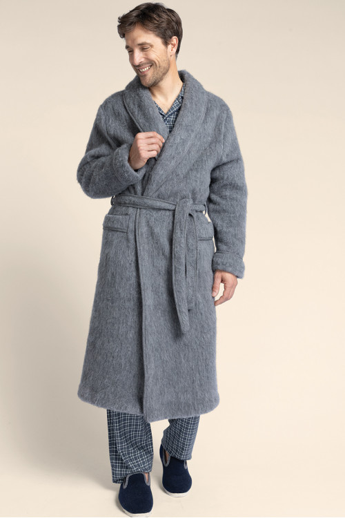 Robe de chambre en laine des Pyrénées - 2 Monsieur Solfin | Fabriqué en France