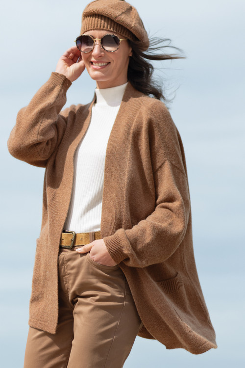 Gilet long en laine recyclée - 1 Monsieur Solfin | Fabriqué en France 2