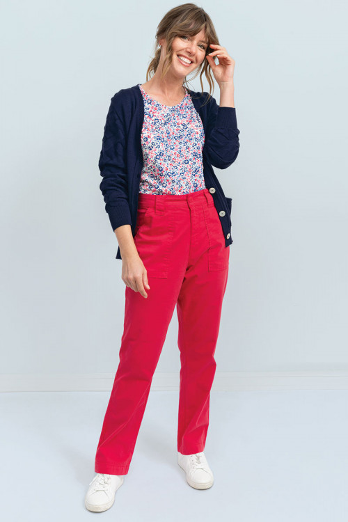 Pantalon taille haute en toile - 1 Monsieur Solfin | Fabriqué en France 2