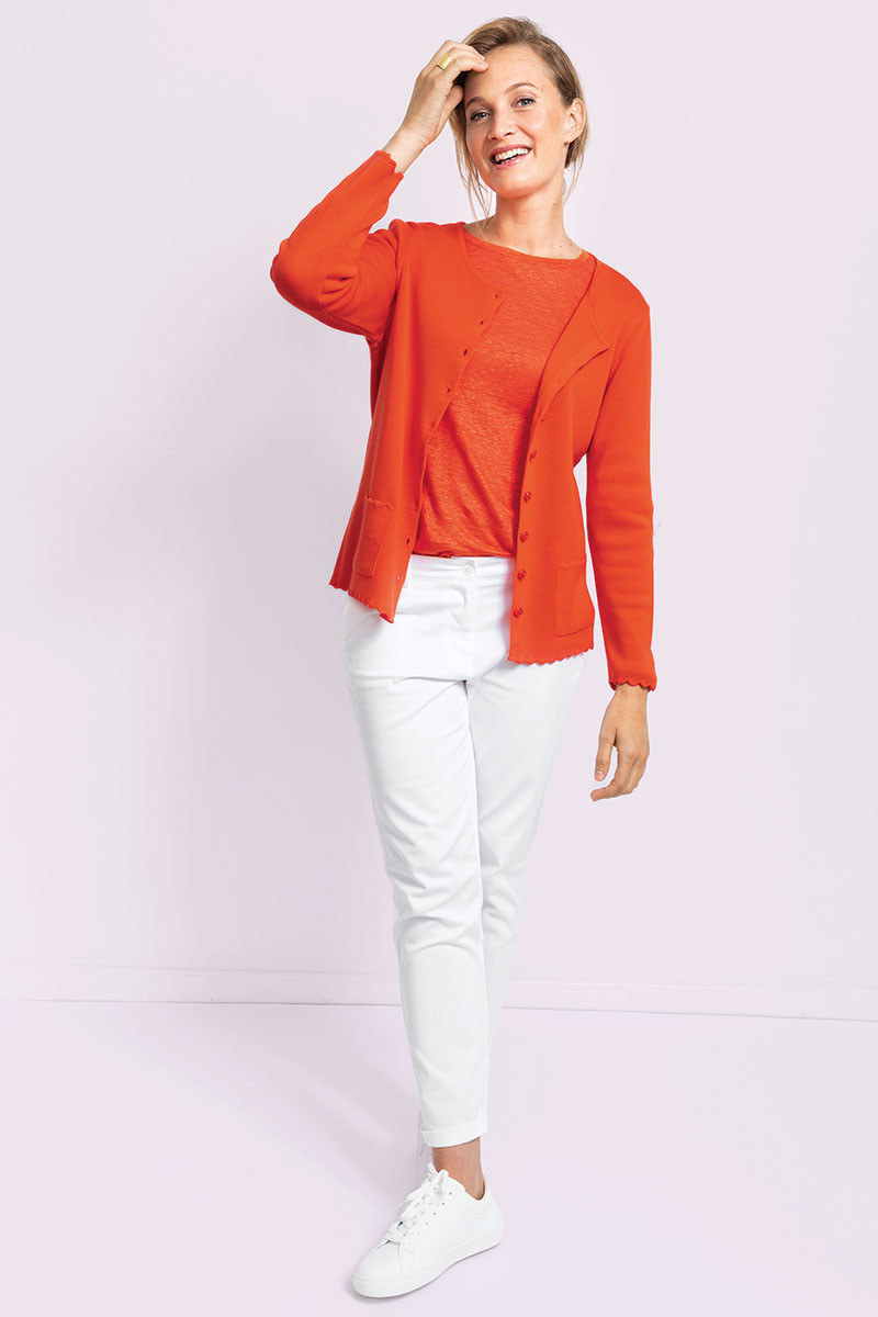 Pantalon chino en coton 2 B Solfin Fabriqué en France