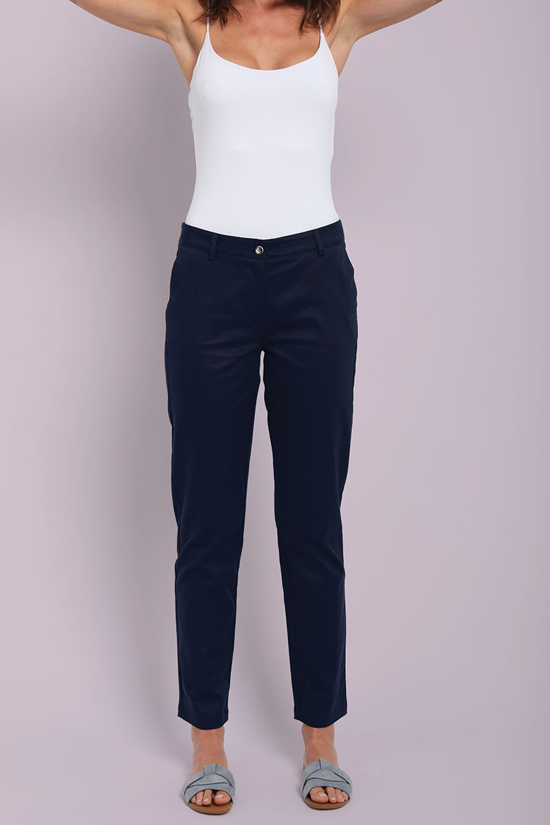 Pantalon chino en coton 5 B Solfin Fabriqué en France