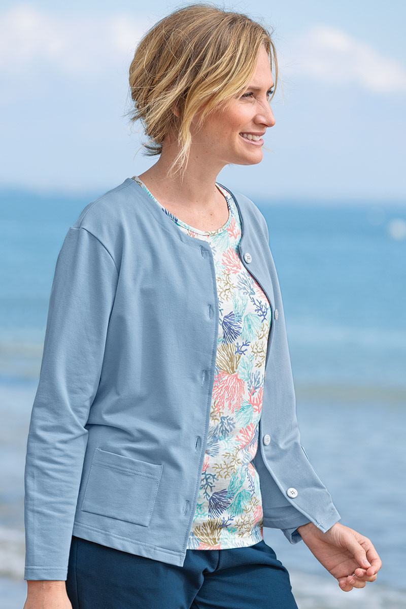 Veste molleton coton 11 B Solfin Fabriqué en France