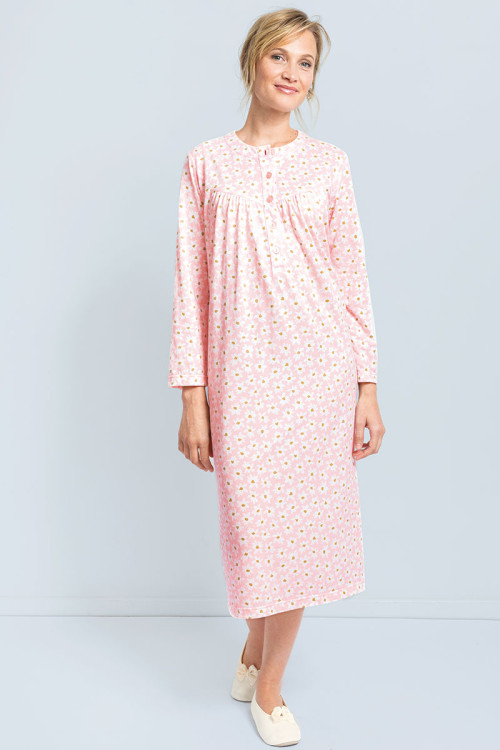Chemise de nuit en coton manches longues 2 B Solfin Fabriqué en France 2