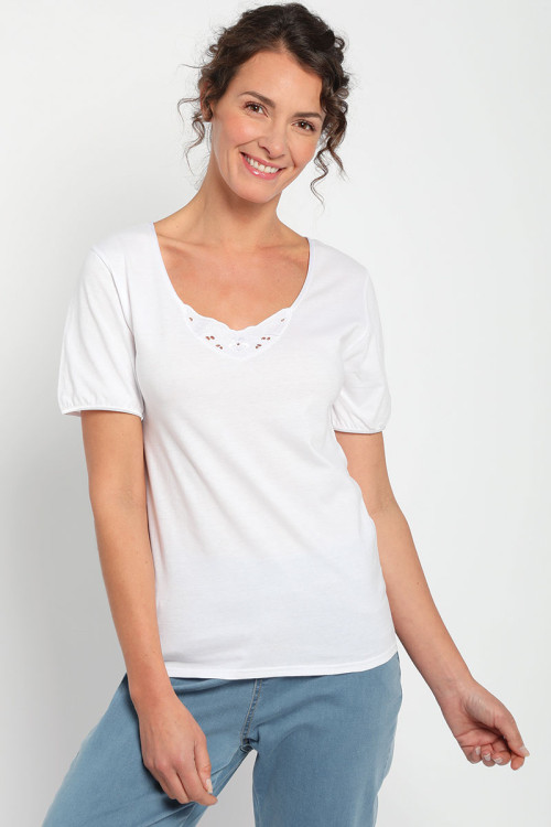 Tee-shirt manches courtes coton 1 B Solfin Fabriqué en France