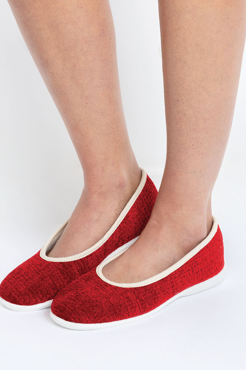 Ballerines intérieur coton 2 B Solfin Fabriqué en France