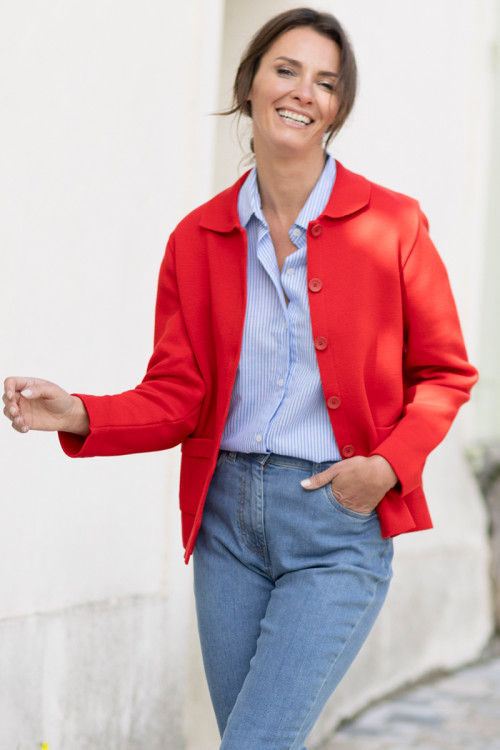 Veste intemporelle coton 3 B Solfin Fabriqué en France