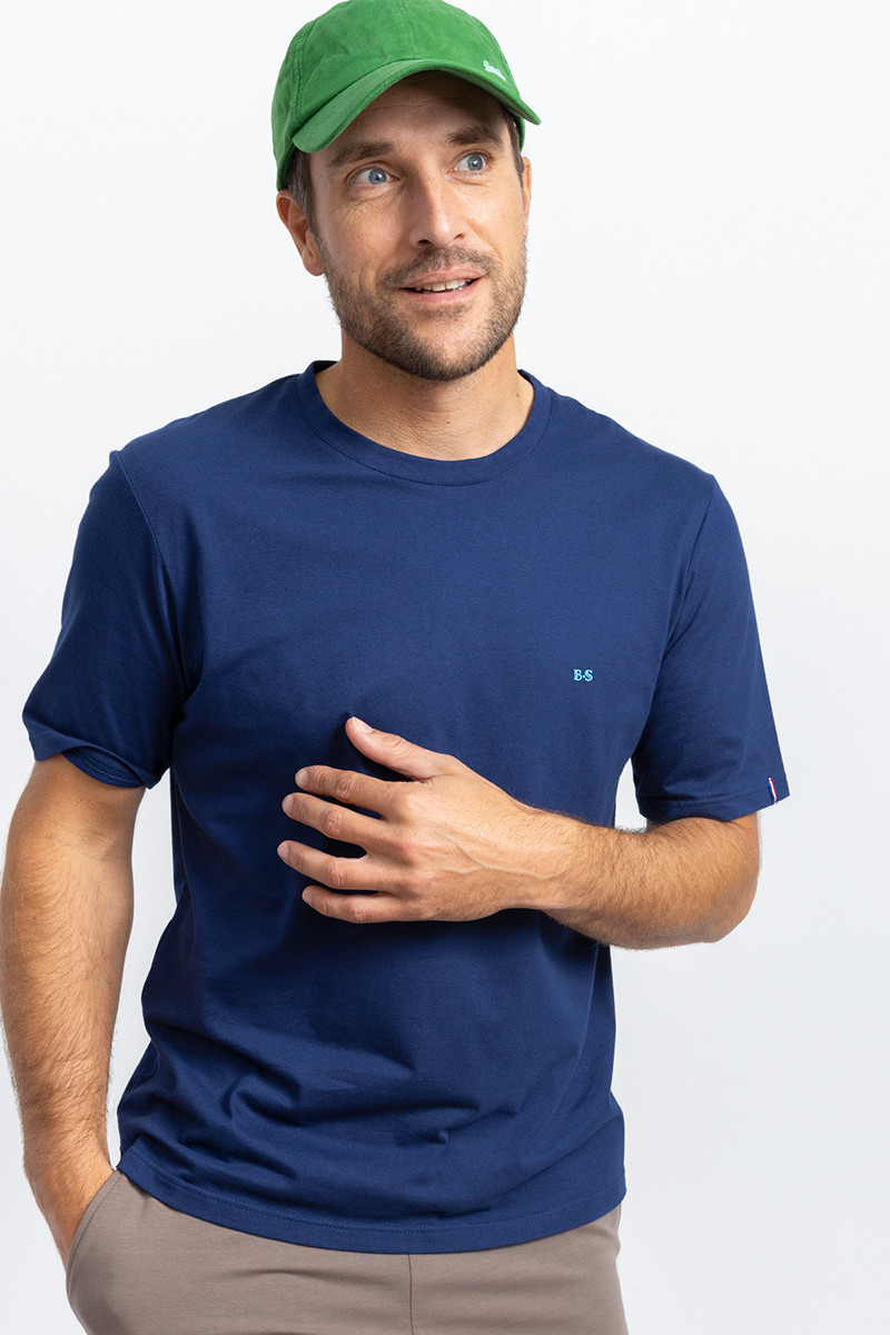 Tee-shirt coton bio 6 B Solfin Fabriqué en France