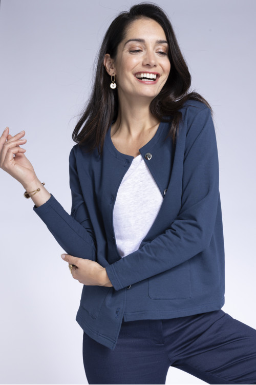 Veste molleton 1 B Solfin Fabriqué en France