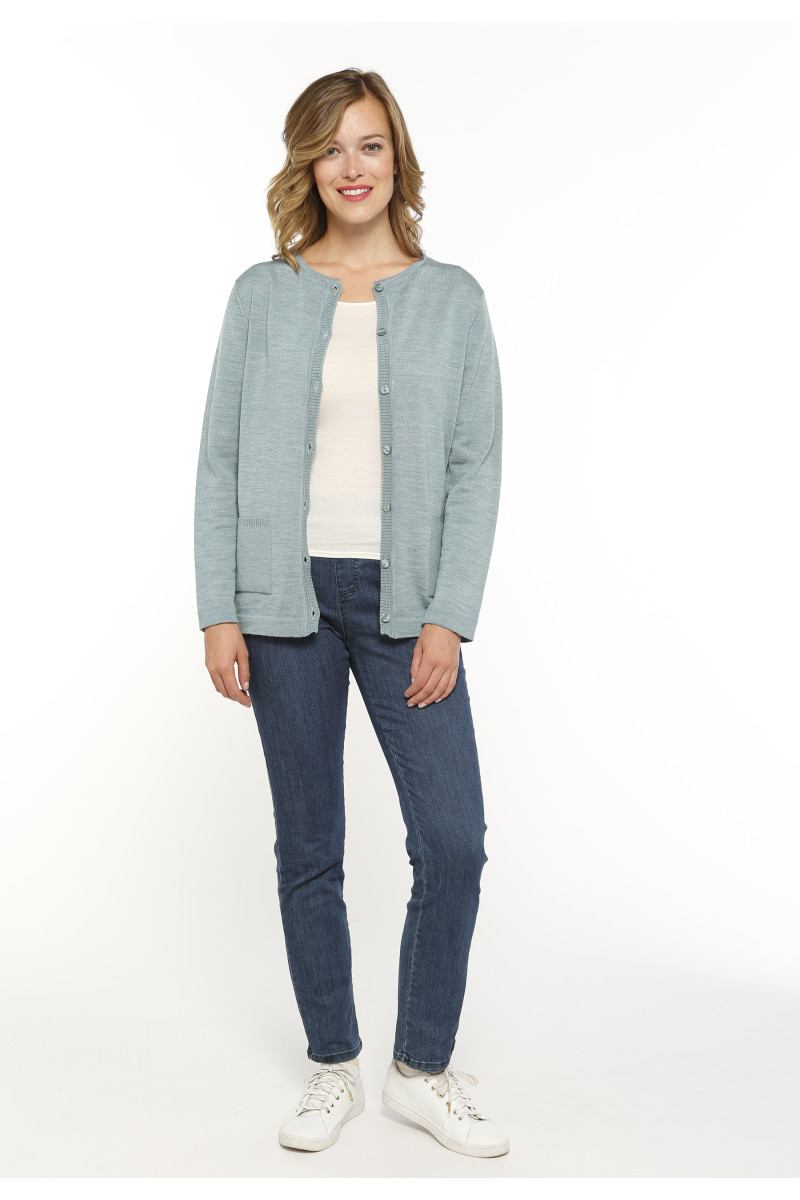 Cardigan en laine 11 B Solfin Fabriqué en France