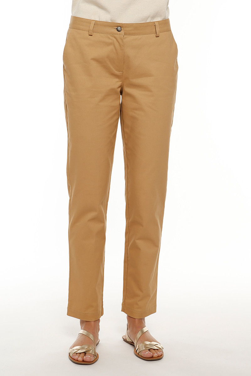 Pantalon chino coupe droite coton 5 B Solfin Fabriqué en France