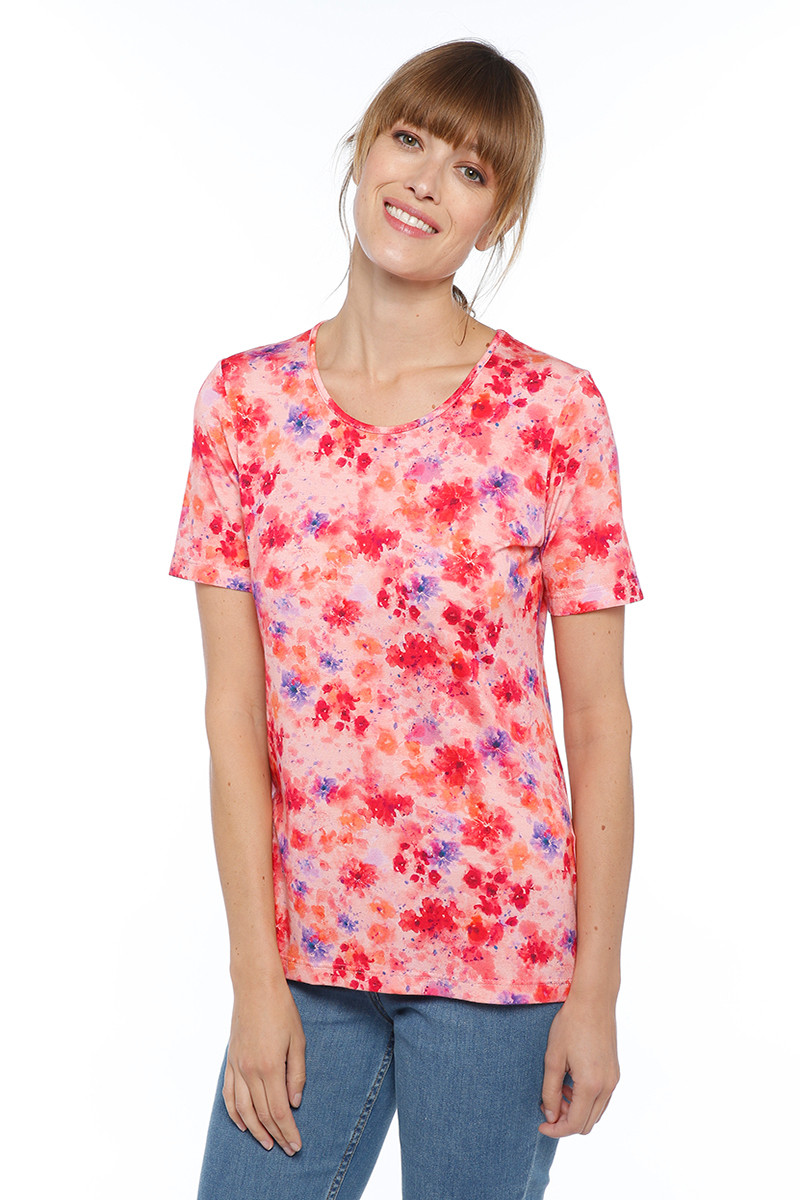 Tee-shirt viscose manches courtes 1 B Solfin Fabriqué en France