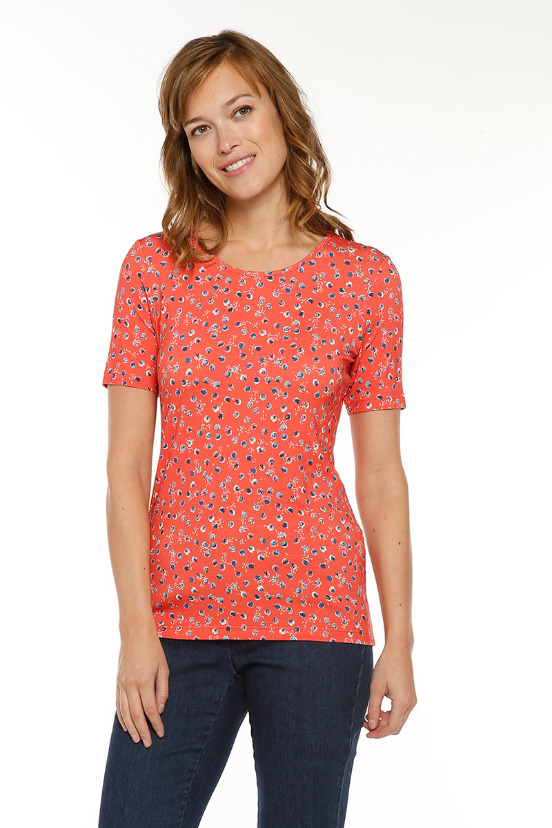Tee-shirt viscose manches courtes 2 B Solfin Fabriqué en France