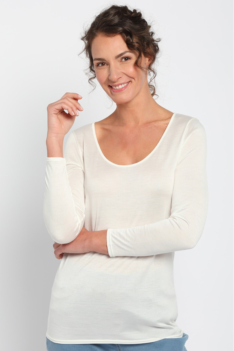 T-shirt en soie 2 B Solfin Fabriqué en France