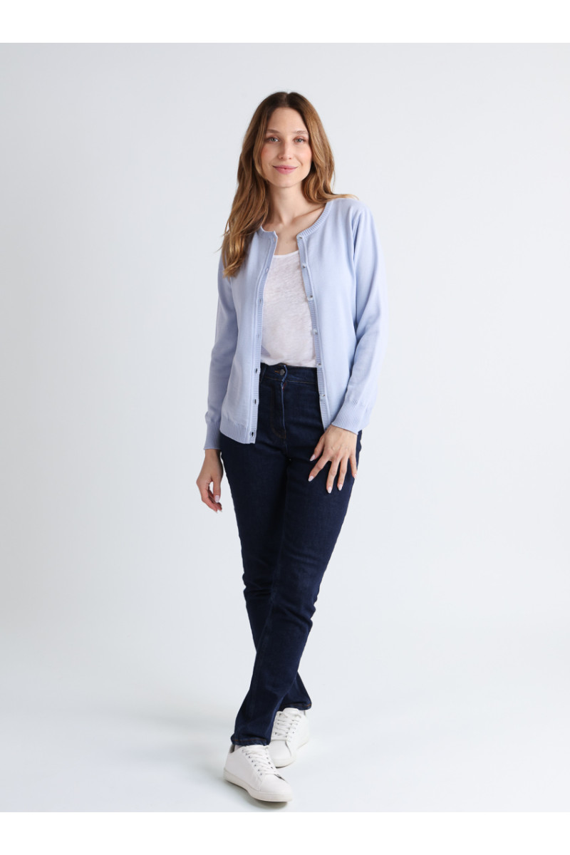 Cardigan 100% laine 4 B Solfin Fabriqué en France