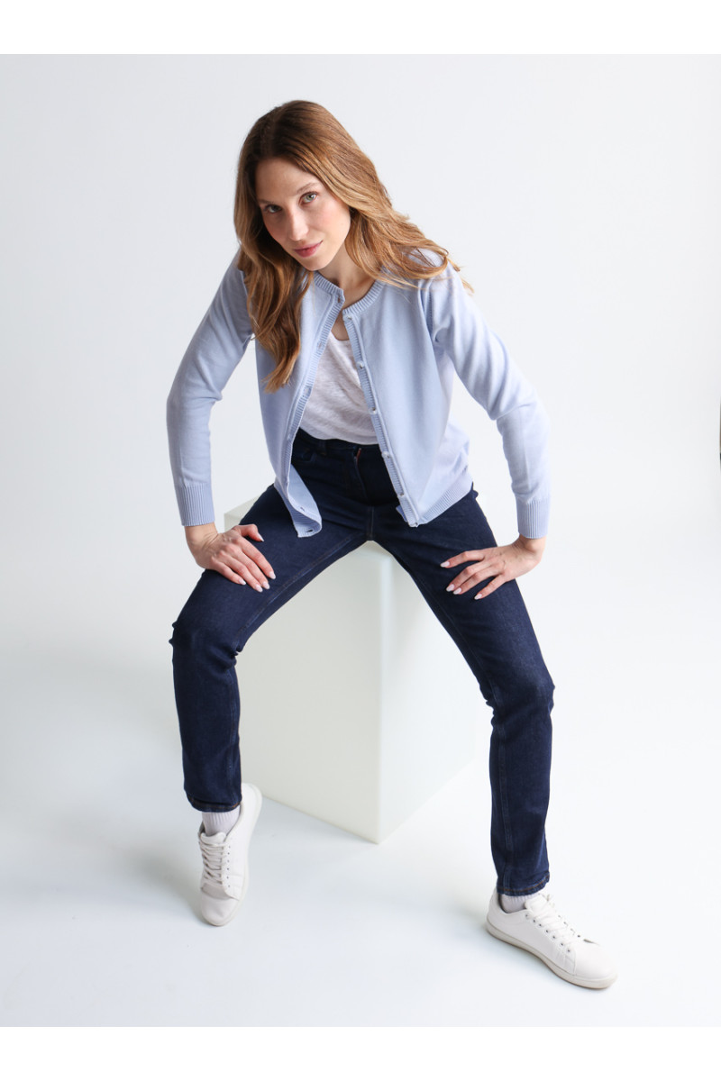 Cardigan 100% laine 3 B Solfin Fabriqué en France