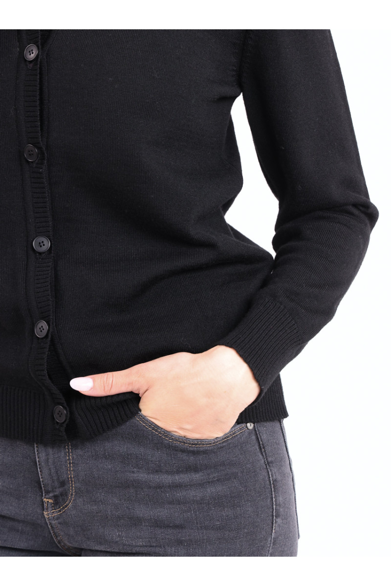Cardigan 100% laine 7 B Solfin Fabriqué en France