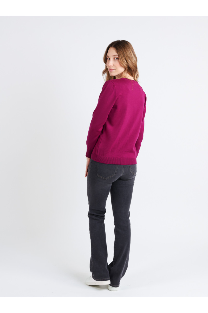 Cardigan 100% laine 12 B Solfin Fabriqué en France