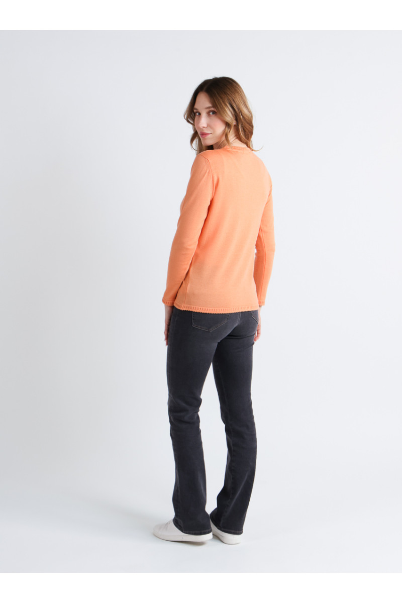 Pull en laine torsades 4 B Solfin Fabriqué en France