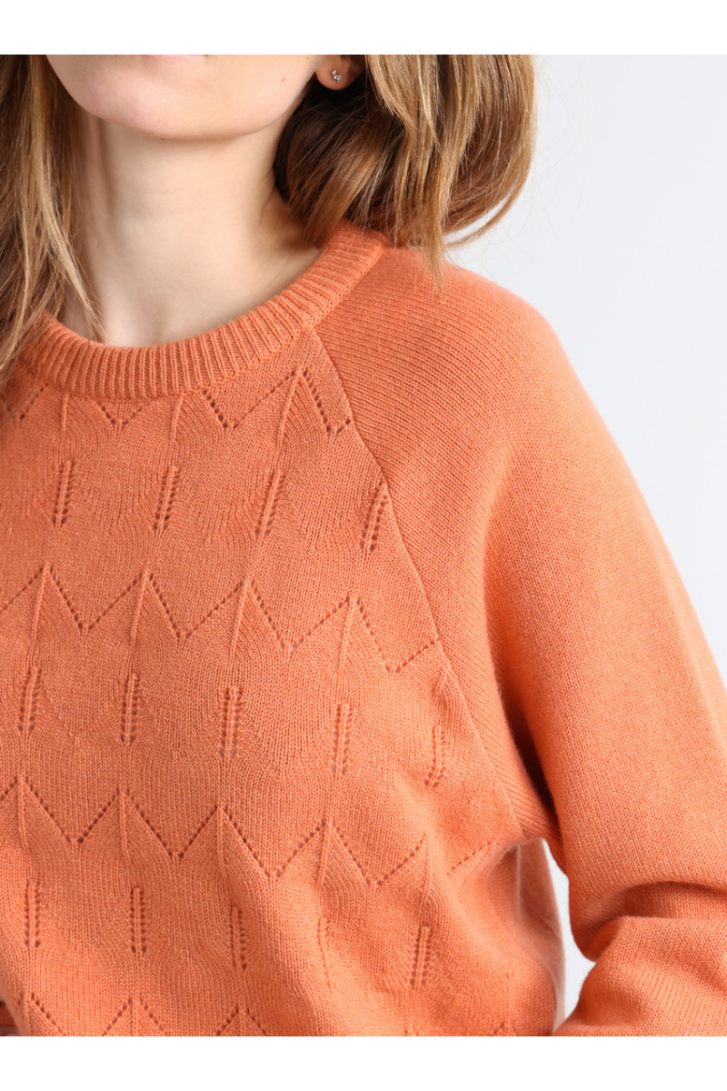 Pull graphique en laine 6 B Solfin Fabriqué en France