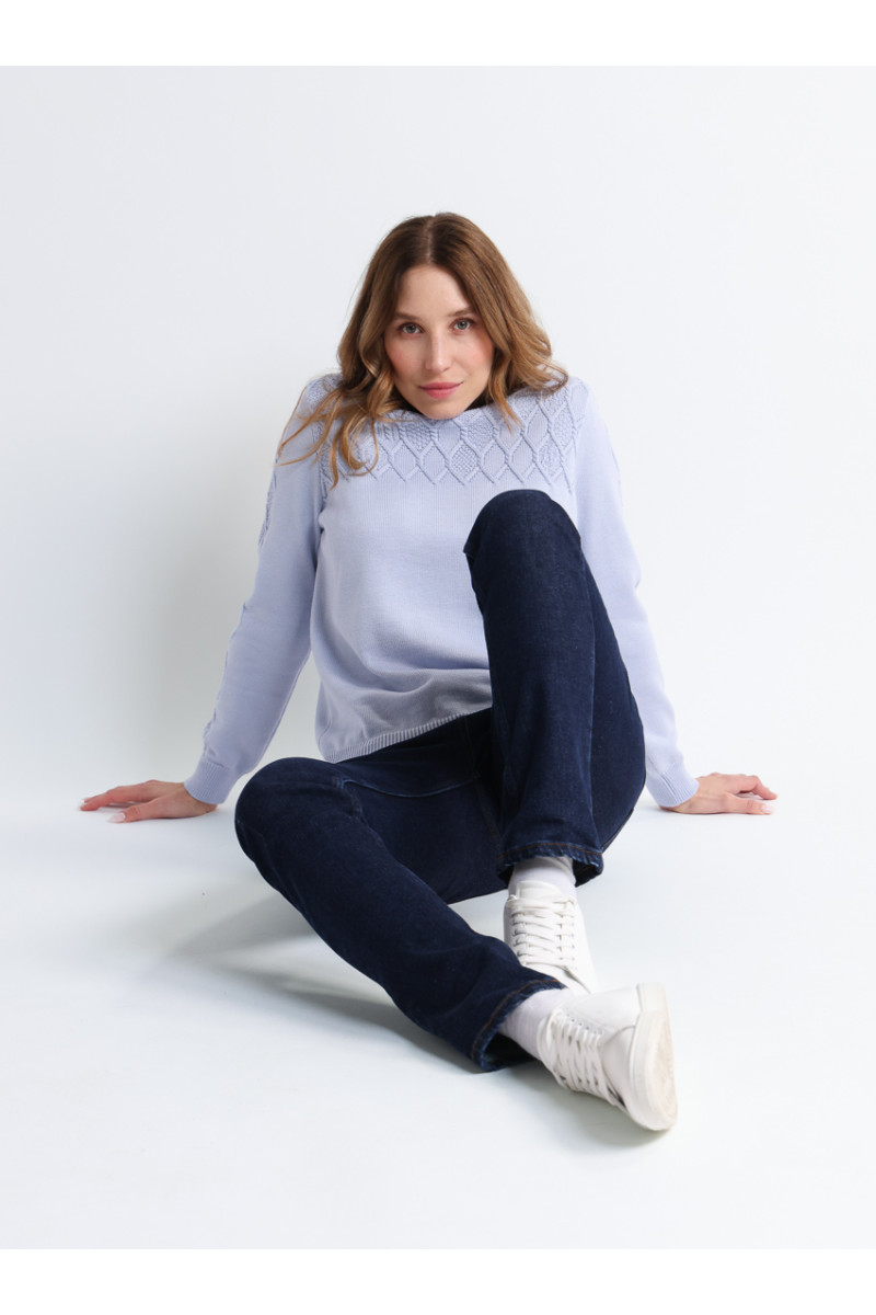 Pull torsades 3 B Solfin Fabriqué en France