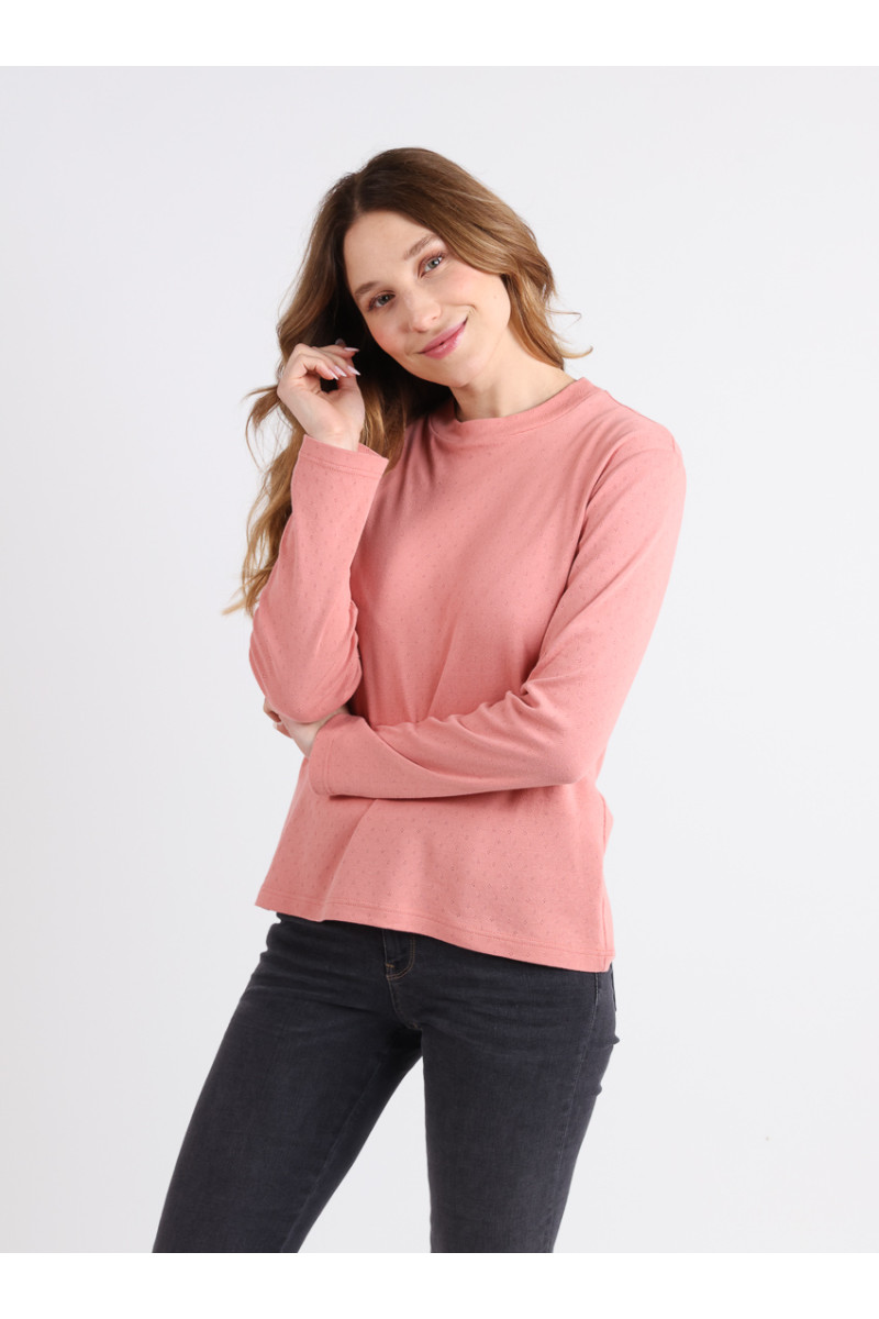 Tee-shirt avec col montant 5 B Solfin Fabriqué en France
