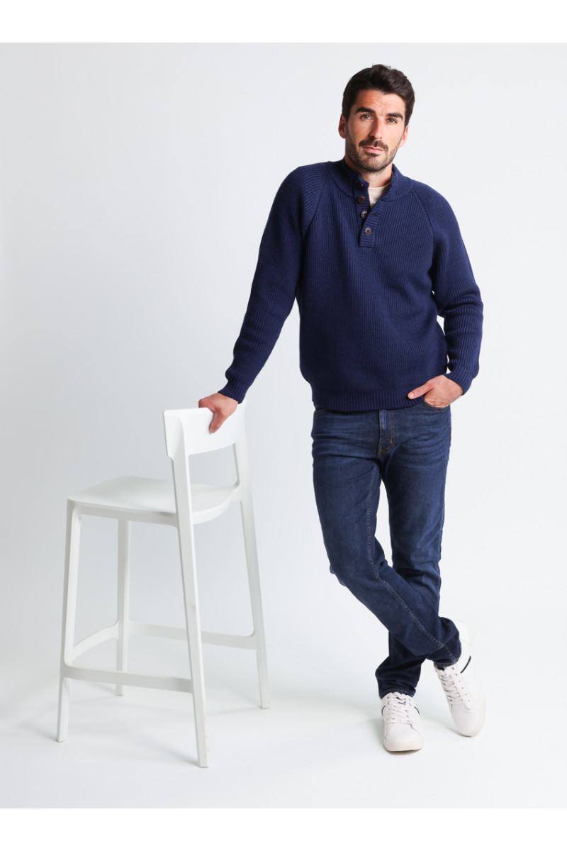 Pull camionneur 4 B Solfin Fabriqué en France