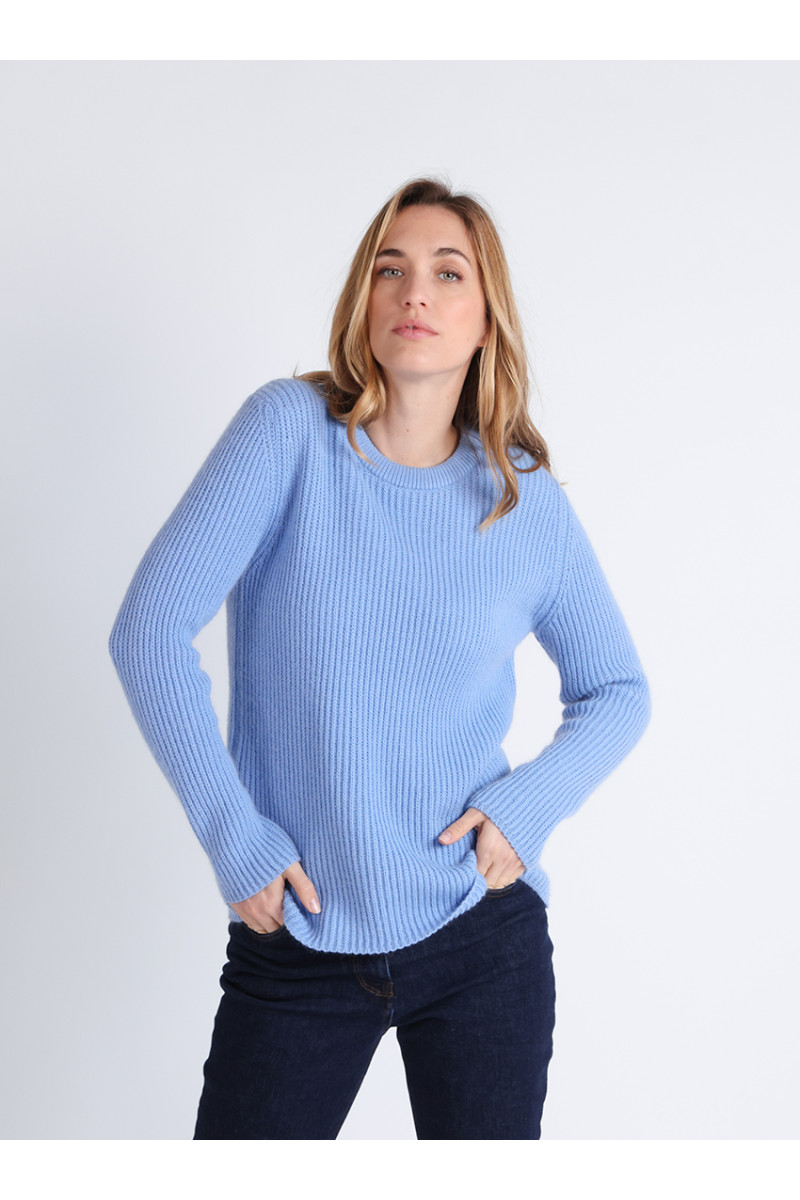 Pull femme en mohair 1 B Solfin Fabriqué en France