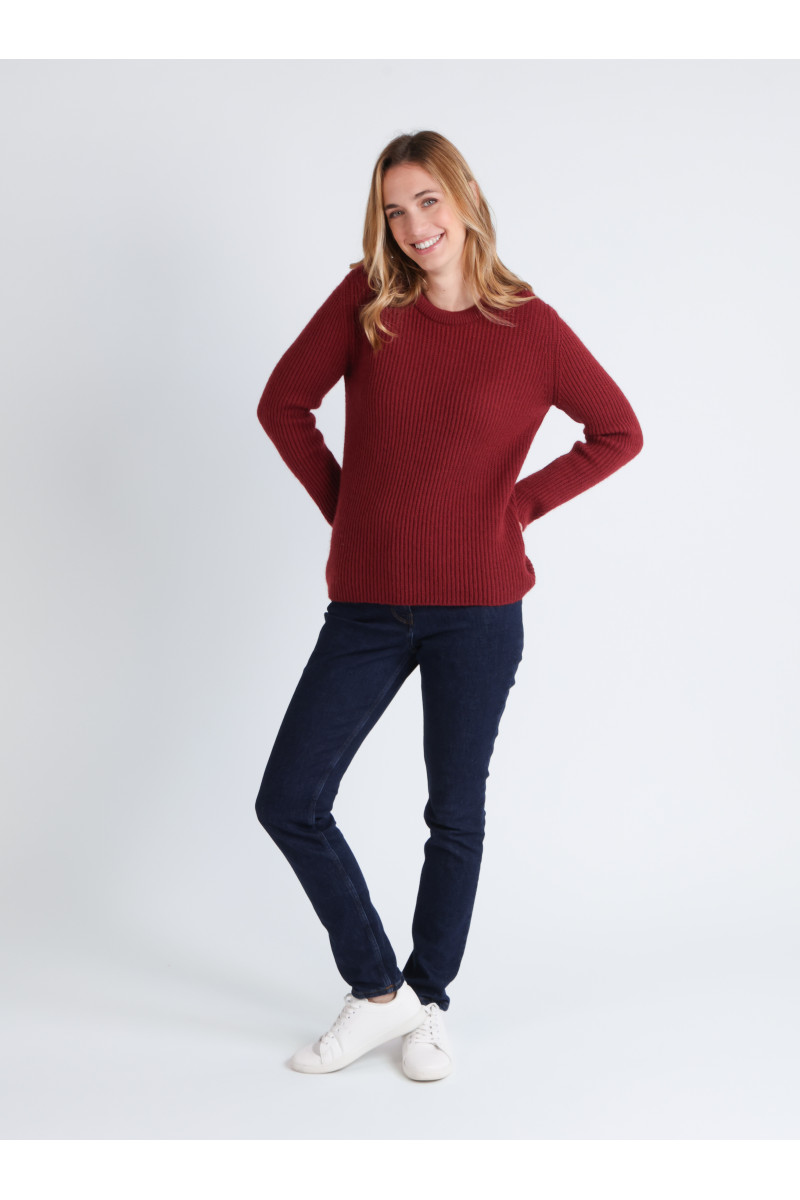 Pull femme en mohair 8 B Solfin Fabriqué en France