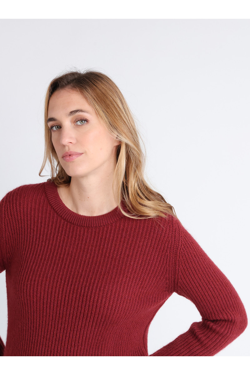 Pull femme en mohair 6 B Solfin Fabriqué en France