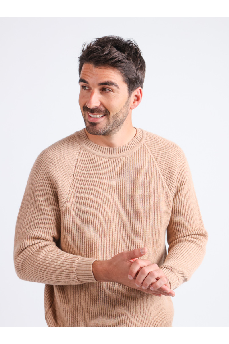 Pull laine en maille 2 B Solfin Fabriqué en France
