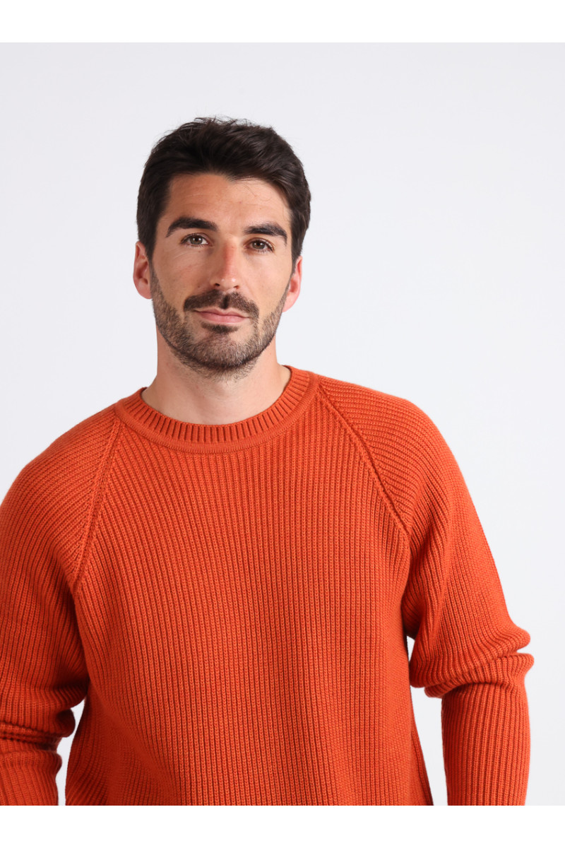 Pull laine en maille 7 B Solfin Fabriqué en France
