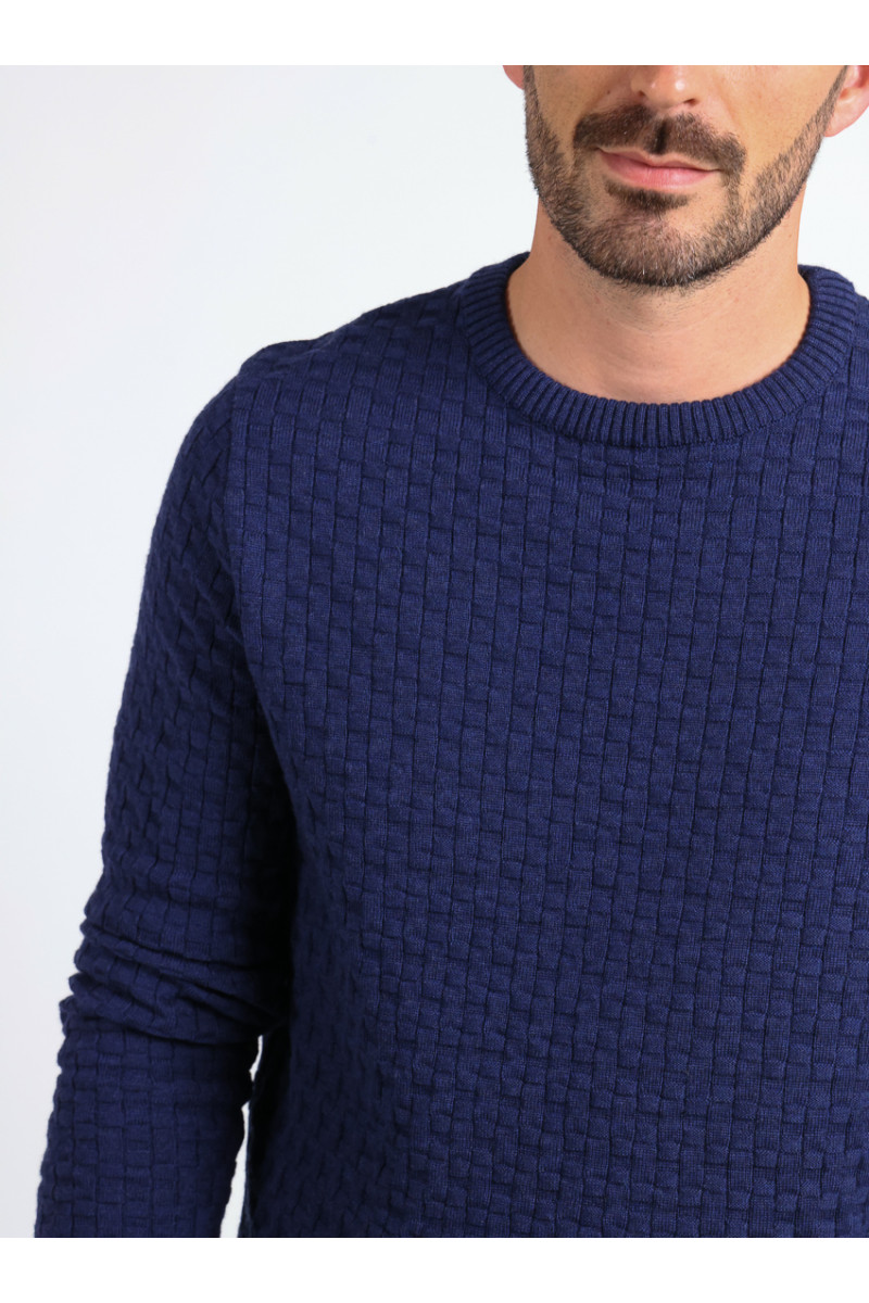 Pull col rond 11 B Solfin Fabriqué en France