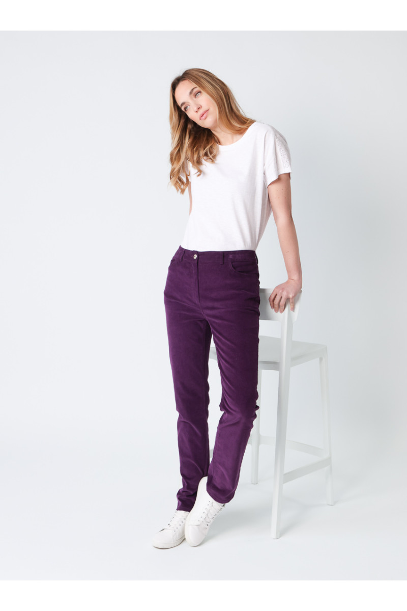 Pantalon en velours 15 B Solfin Fabriqué en France