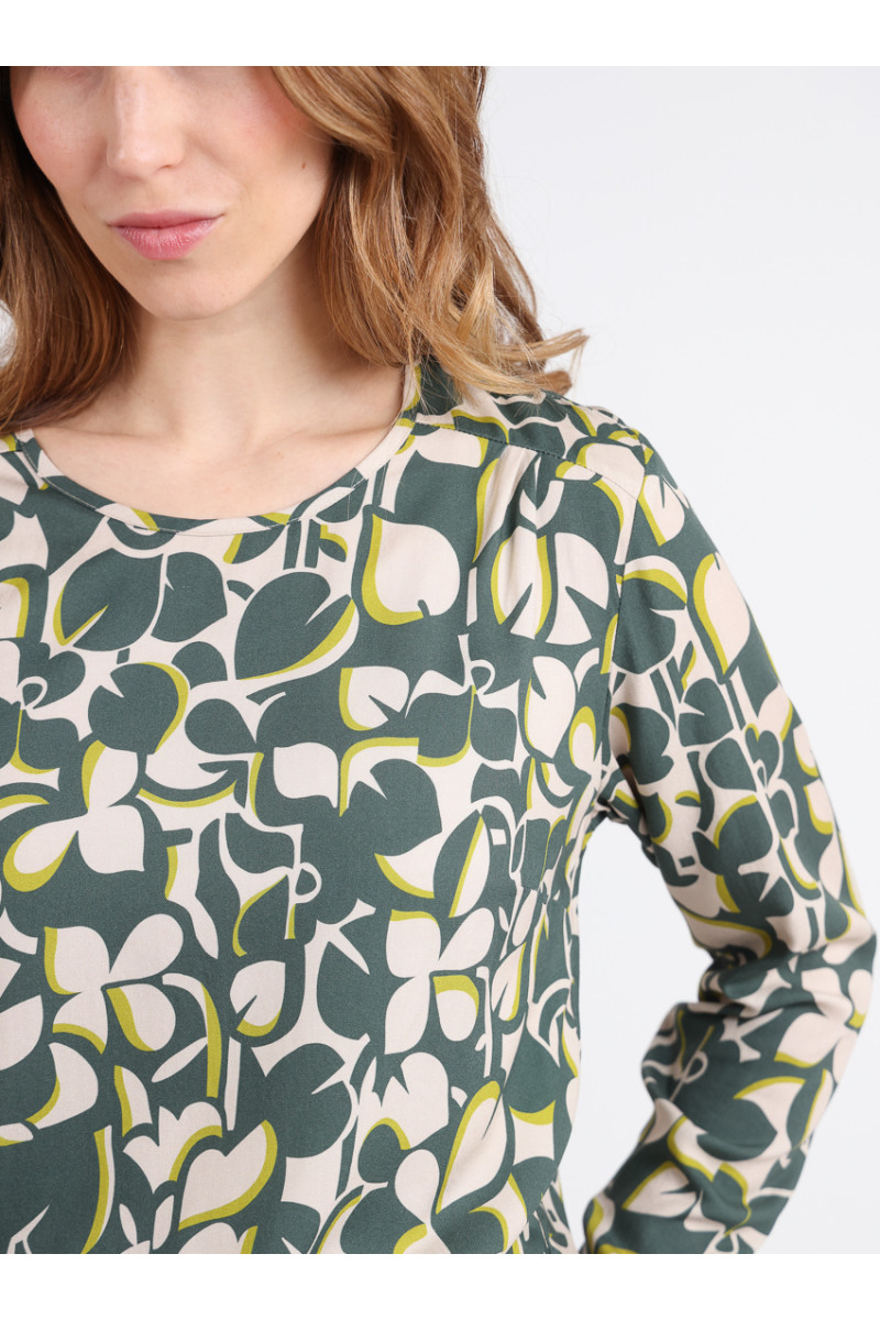 Blouse manches longues viscose 9 B Solfin Fabriqué en France