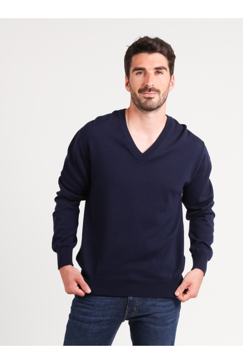 Pull mérinos 2 B Solfin Fabriqué en France