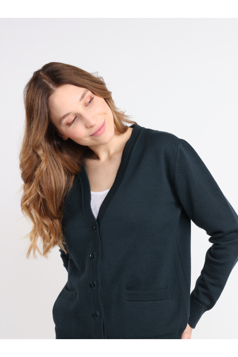 Gilet laine en jersey épais 17 B Solfin Fabriqué en France