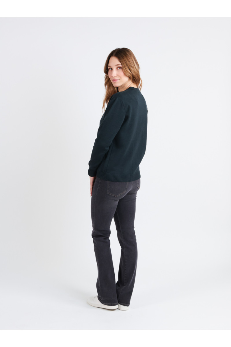 Gilet laine en jersey épais 19 B Solfin Fabriqué en France