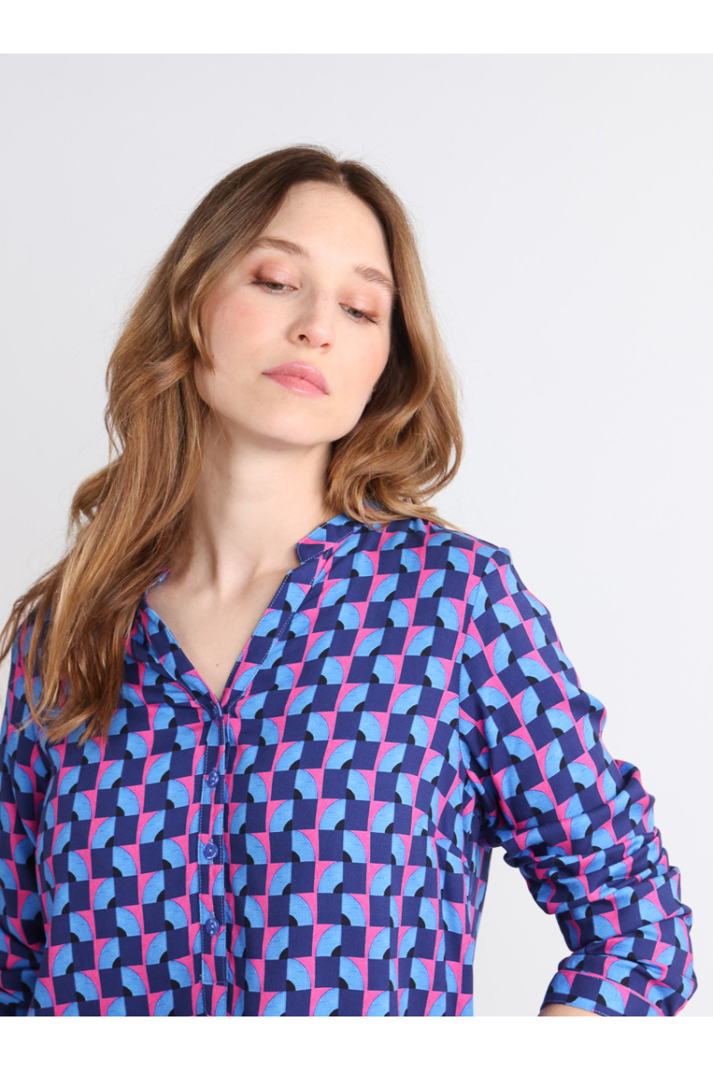 Blouse en viscose chaude 2 B Solfin Fabriqué en France