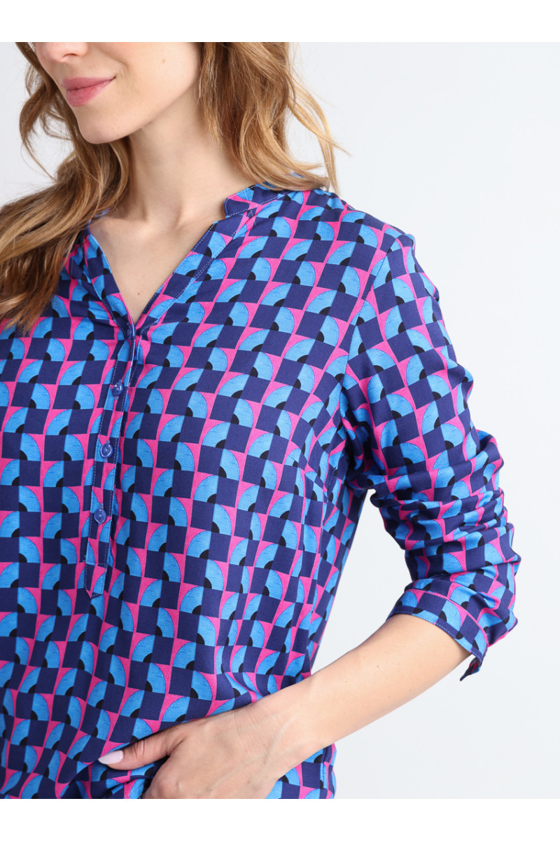 Blouse en viscose chaude 3 B Solfin Fabriqué en France