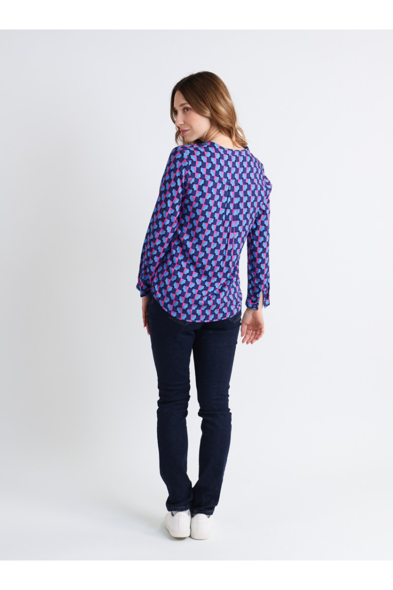 Blouse en viscose chaude 4 B Solfin Fabriqué en France