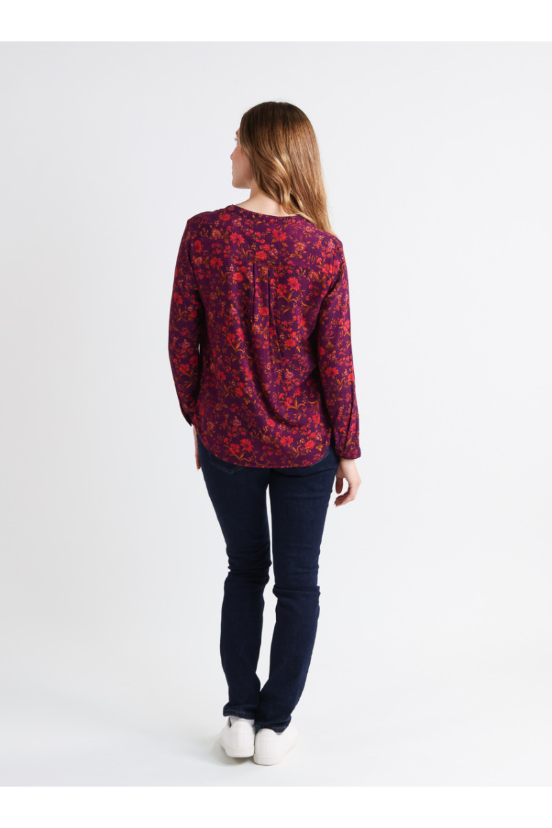 Blouse en viscose chaude 8 B Solfin Fabriqué en France