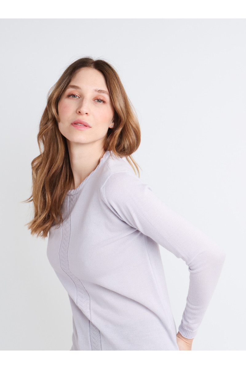 Pull en laine mérinos 8 B Solfin Fabriqué en France