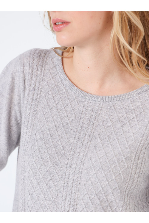 Pull en cachemire et laine 4 B Solfin Fabriqué en France 2