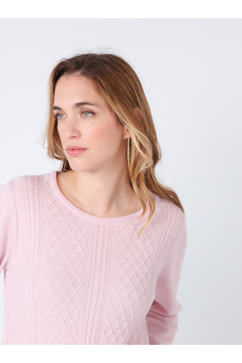 Pull en cachemire et laine 10 B Solfin Fabriqué en France
