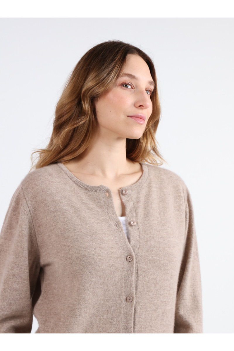 Cardigan en cachemire 19 B Solfin Fabriqué en France